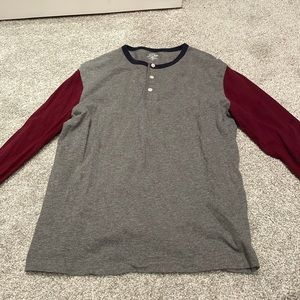 J.Crew men’s medium long sleeve Color black gray maroon navy